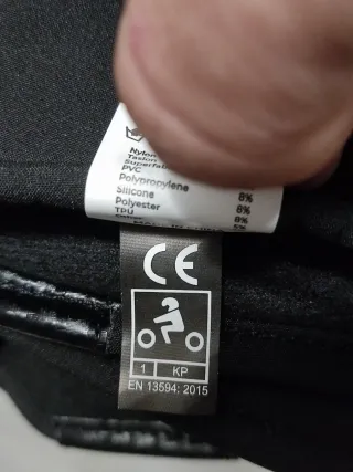 Guantes Moto KEMIMOTO XL Negros y Azules