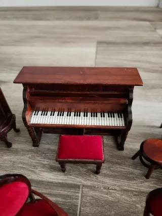 Mobiliario Casa Muñecas: Salón Completo