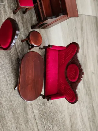 Mobiliario Casa Muñecas: Salón Completo