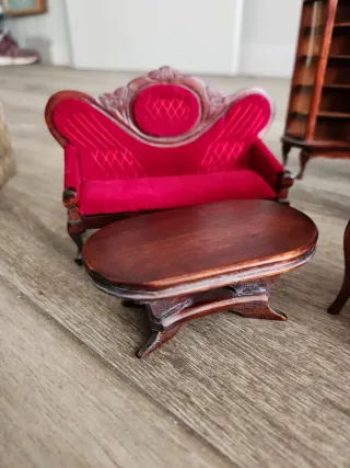 Mobiliario Casa Muñecas: Salón Completo