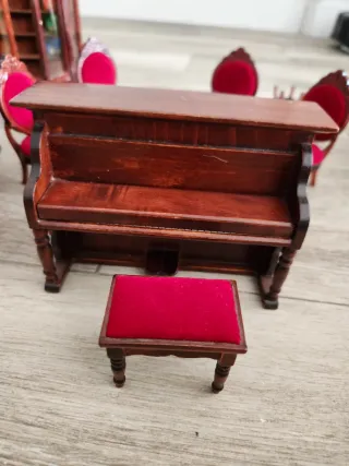 Mobiliario Casa Muñecas: Salón Completo