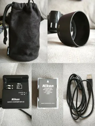 Nikon D3000 + 2 objetivos + accesorios