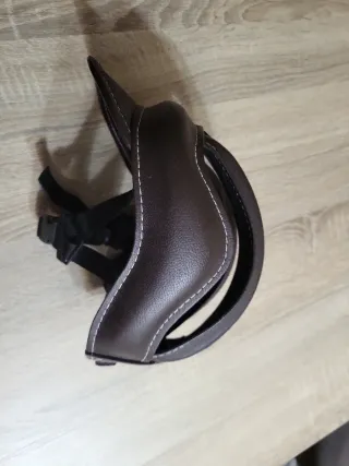 Casco infantil cuero chichonera