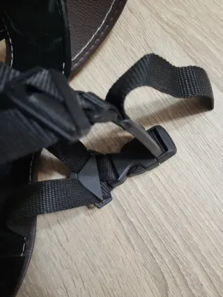 Casco infantil cuero chichonera