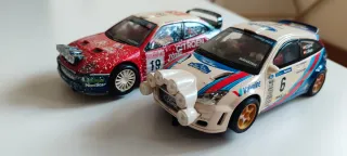Lote 2Coche Scalextric Citroën Xsara y focus WRC