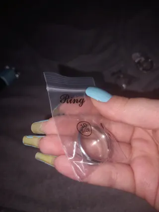 Anillos plateados Talla 10 (Pack 6)