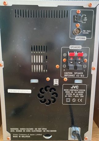 Minicadena JVC CA-UXG305