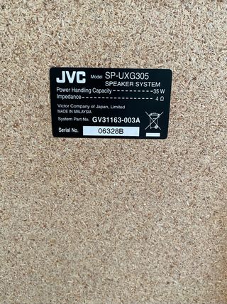 Minicadena JVC CA-UXG305