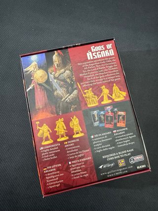 Blood Rage Dioses de Asgard