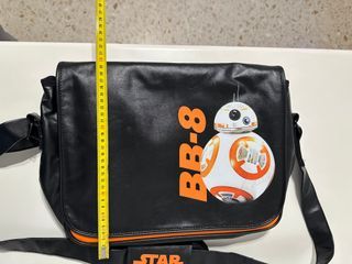Mochila Bandolera Star Wars BB-8 Negra Nueva