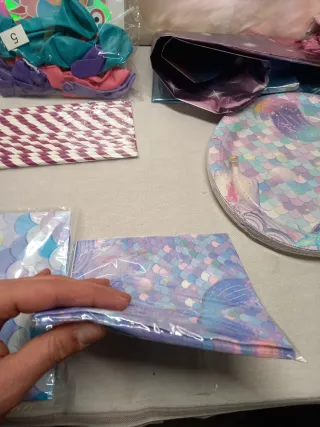 Kit Decorazioni Festa Sirenetta