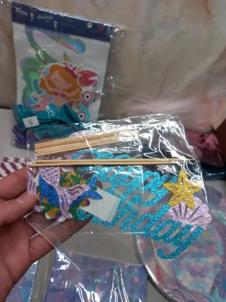 Kit Decorazioni Festa Sirenetta