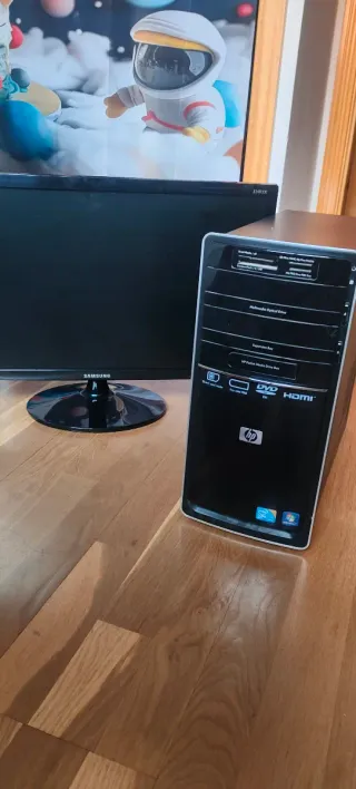 Ordenador HP + monitor Samsung