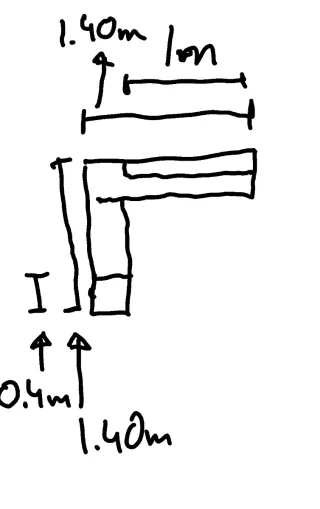 Escritorio Negro en L con Estantería