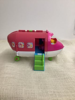 Avión Pinypon Rosa con Figuras