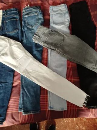 Pantalones vaqueros mujer varios colores