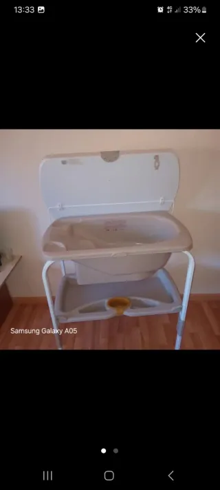 Bañera para bebé con soporte