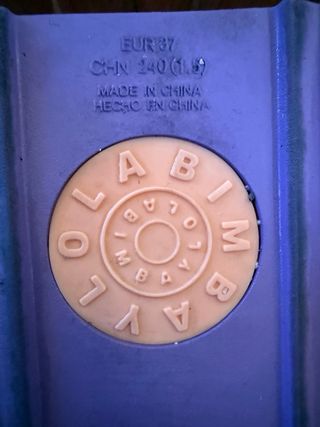 Chanclas Bimba y Lola Moradas y Turquesa