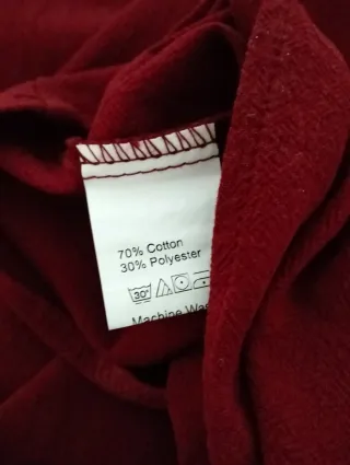 Abito lungo donna bordeaux taglia L