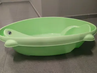 Pack bañera bebé, trona y colchón antivuelco