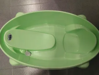 Pack bañera bebé, trona y colchón antivuelco