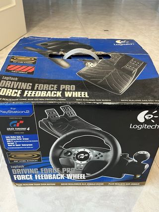 Volante Logitech Driving Force Pro PS2/PS3/PC