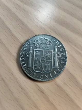 Lote 5 monedas 8 reales (Falsas de época)