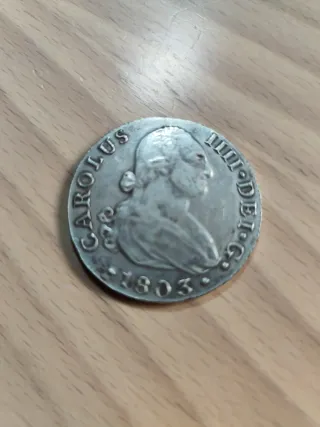 Lote 5 monedas 8 reales (Falsas de época)