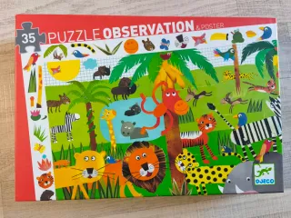 Puzzle Djeco 35 piezas Observación