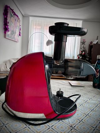 Batidora Licuadora Amzchef Cold Press Roja