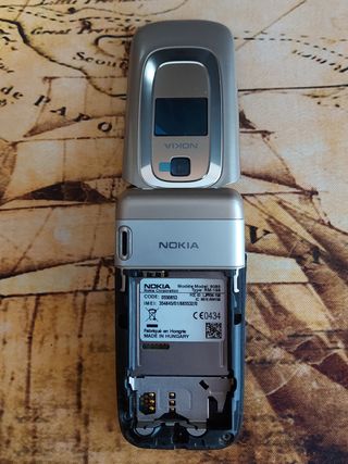 Móvil Nokia 6085 Plata y Azul