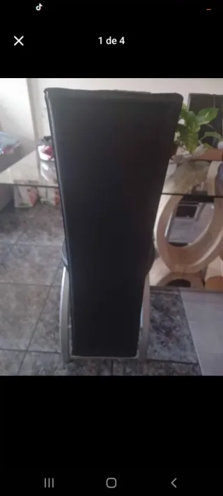 4Silla de comedor moderna