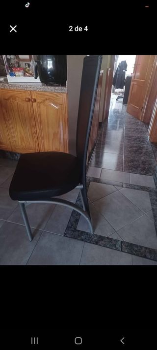 4Silla de comedor moderna
