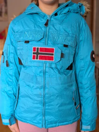 Abrigo The North Face Azul Poco Uso