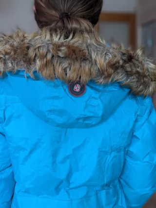 Abrigo The North Face Azul Poco Uso