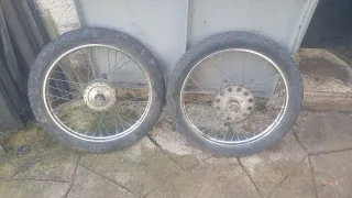 Coppia ruote raggi 16 Atala rizzato moped