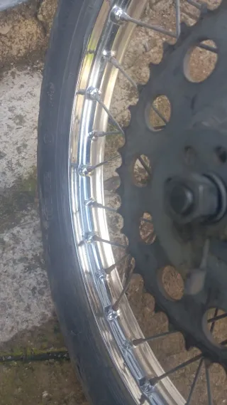 Coppia ruote raggi 16 Atala rizzato moped