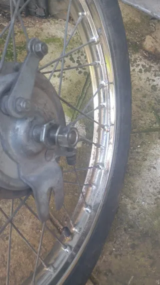 Coppia ruote raggi 16 Atala rizzato moped