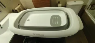 Bañera plegable con soporte Twistshake