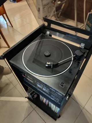 Equipo Sony Vinilo y Cassette + altavoces
