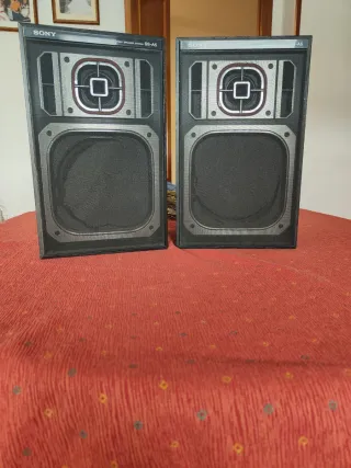 Equipo Sony Vinilo y Cassette + altavoces