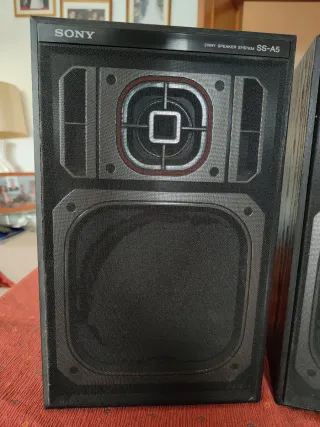 Equipo Sony Vinilo y Cassette + altavoces