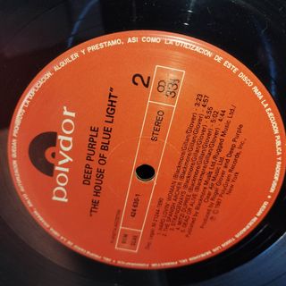 Deep Purple - The House of Blue Light Vinilo