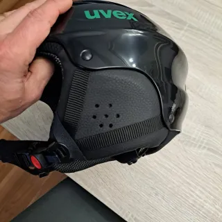 Casco de esquí / snow Uvex negro