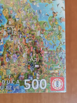 Puzzle Educa 500 Piezas Mapa Europa
