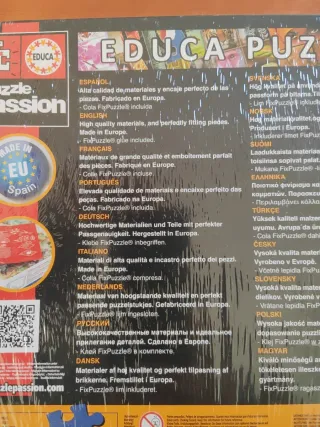 Puzzle Educa 500 Piezas Mapa Europa