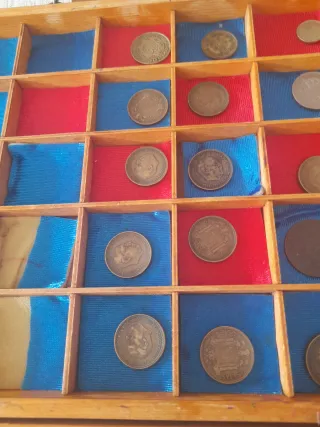 Lote de monedas antiguas