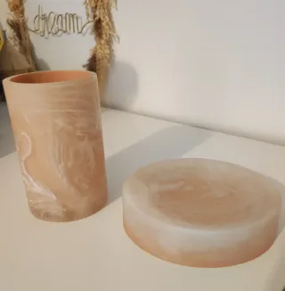 Jabonera y vaso Zara Home