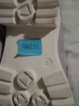 Zapatos grises mujer número 37