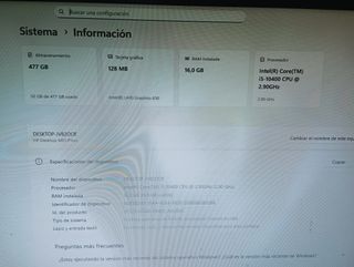 PC HP i5 16GB RAM 512GB SSD + Win 11